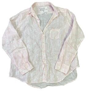 Frank & Eileen Pink Paisley Blouse